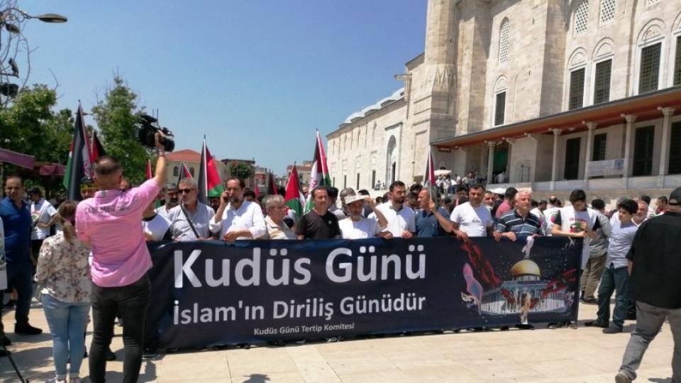 Almanya'da Kudüs Günü yürüyüşü ilk kez yasaklandı / İstanbul'da Kudüs Günü Çoşkusu