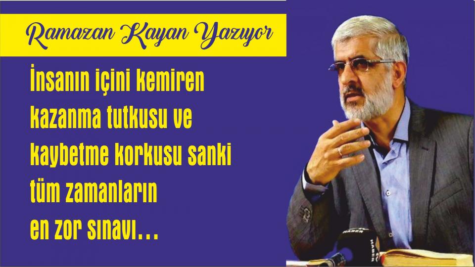 RAMAZAN KAYAN / "Kendimize zulmettik" / Ramazan Kayan: Haz, hız ve hırs sarmalında insan sefil ve savunmasız…
