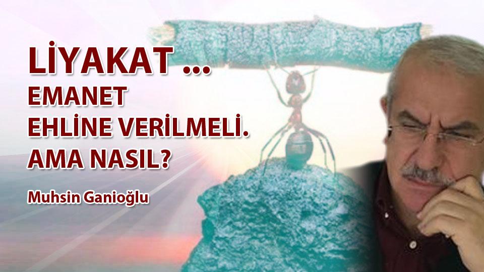 MUHSİN GANİOĞLU / Madencilikte Yeni Bir Model Önerisi /  LİYAKAT ... / EMANET EHLİNE VERİLMELİ AMA NASIL? / Muhsin GANİOĞLU