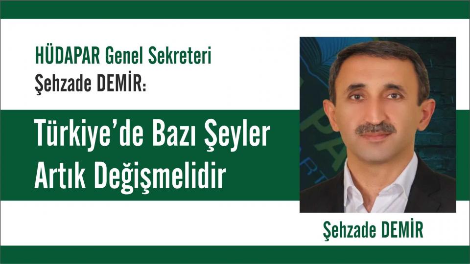 Hüda Par'dan Kudüs Günü sempozyumu / HÜDAPAR Genel Sekreteri Şehzade Demir: Güvenlikçi Politikaların Terkedilmesi Gerekiyor