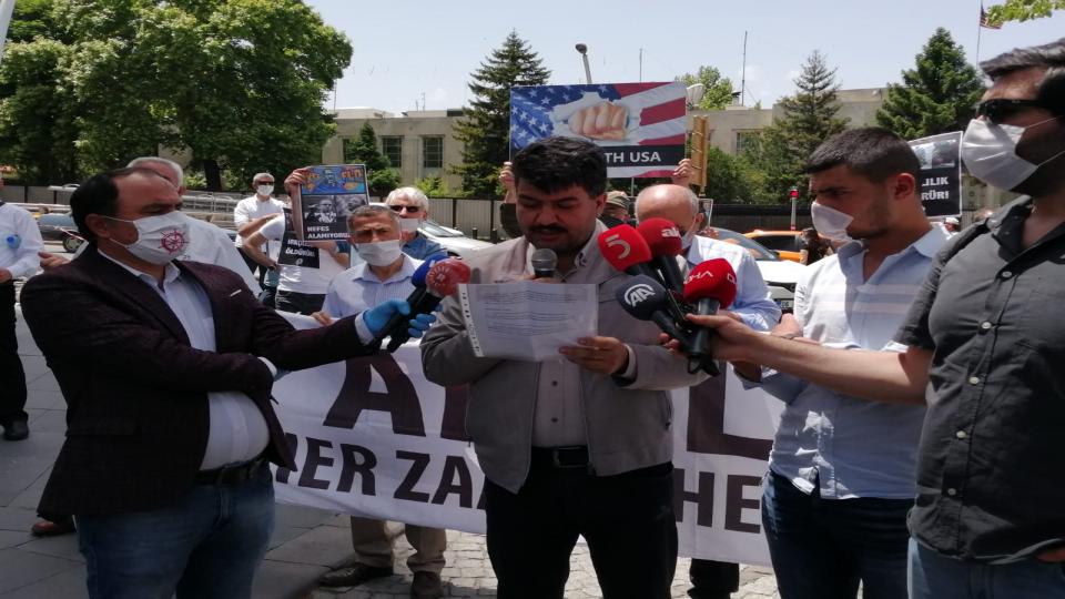 "İnsan Hakları Okulu" Seminerleri Devam Ediyor / ABD  Irkçılığına Karşı MAZLUMDER Eylem Yaptı..