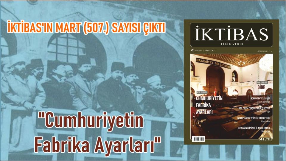 İktibas’ın yeni sayısı, Haziran ayının başat gündemi olan NATO ve Türkiye ilişkilerini konu alan bir manşetle çıktı. / İktibas'ın 507'inci sayısı, Cumhuriyetin Fabrika Ayarları manşeti ile çıktı