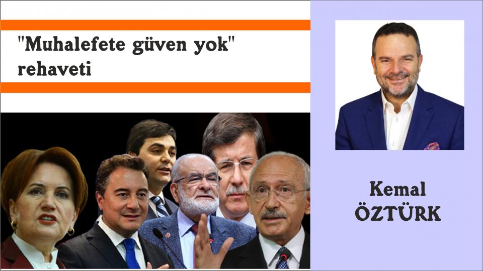 Ana muhalefet lideri ölümle tehdit edilirse! Kemal ÖZTÜRK / "Muhalefete güven yok" rehaveti-Kemal Öztürk
