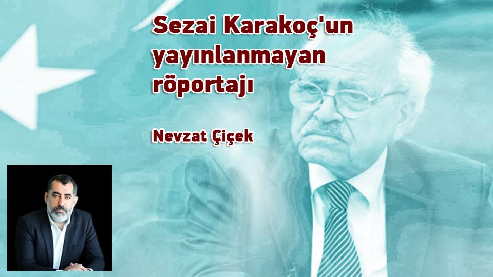 SEZAİ KARAKOÇ / Oruç da Acıkır / Sezai Karakoç'un yayınlanmayan röportajı