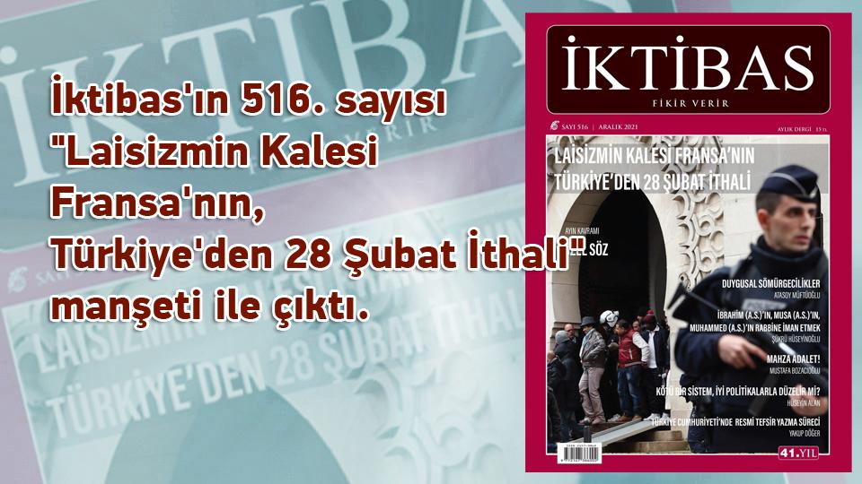 İktibas Dergisi Nisan sayısı çıktı / İktibas Dergisi Aralık sayısı çıktı