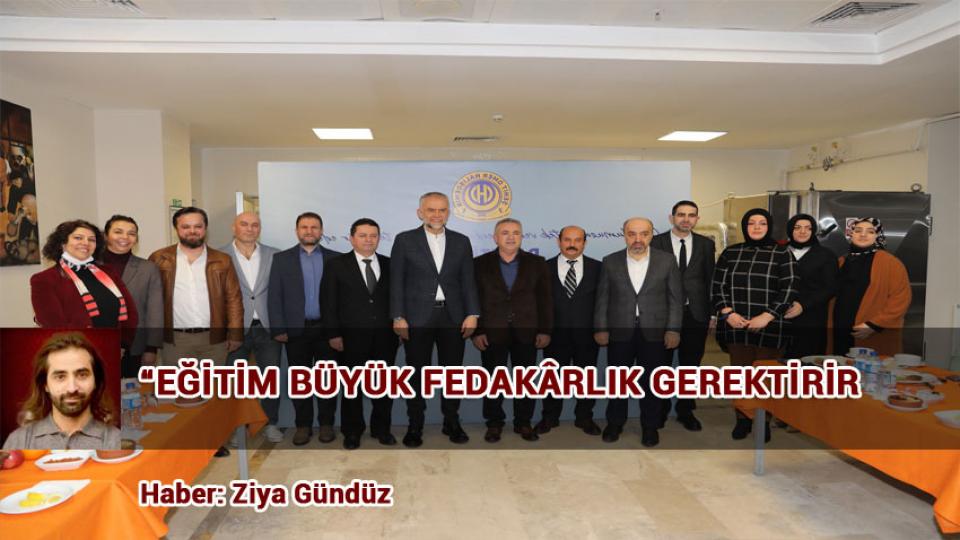 MUHAMMED EMİR BAŞAK: KİTAP OKUMAK HAYAL DÜNYAMIZI GELİŞTİRİR!  /  Röportaj: Ziya Gündüz / “EĞİTİM BÜYÜK FEDAKÂRLIK GEREKTİRİR” / Haber: Ziya Gündüz