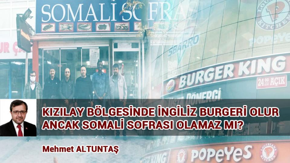Hayvan Hakları: HAK Kavramını sulandırmak / Mehmet ALTUNTAŞ / KIZILAY BÖLGESİNDE İNGİLİZ BURGERİ OLUR ANCAK SOMALİ SOFRASI OLAMAZ MI?-Mehmet ALTUNTAŞ