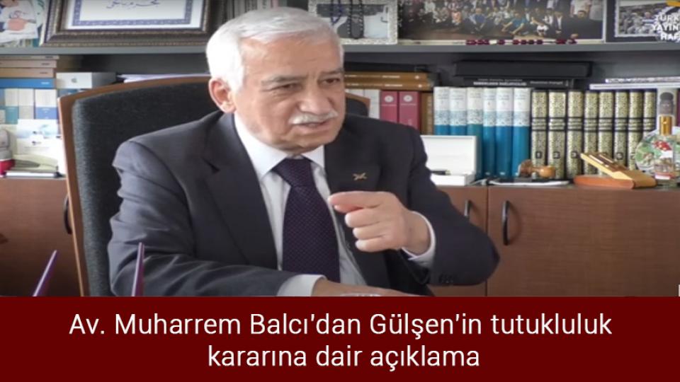 ALİYA VE ARKADAŞLARI ÖRNEKLİĞİNDE GELECEK TASAVVURUMUZ VE YOL HARİTAMIZ Kitabına Önsöz/ Muharrem Balcı / Av. Muharrem Balcı'dan Gülşen'in tutukluluk  kararına dair açıklama