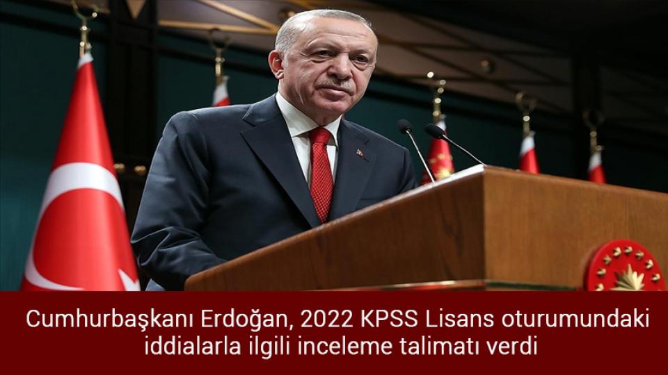 Enflasyon rakamları açıklandı: 24 yılın zirvesinde / Cumhurbaşkanı Erdoğan, 2022 KPSS Lisans oturumundaki iddialarla ilgili inceleme talimatı verdi