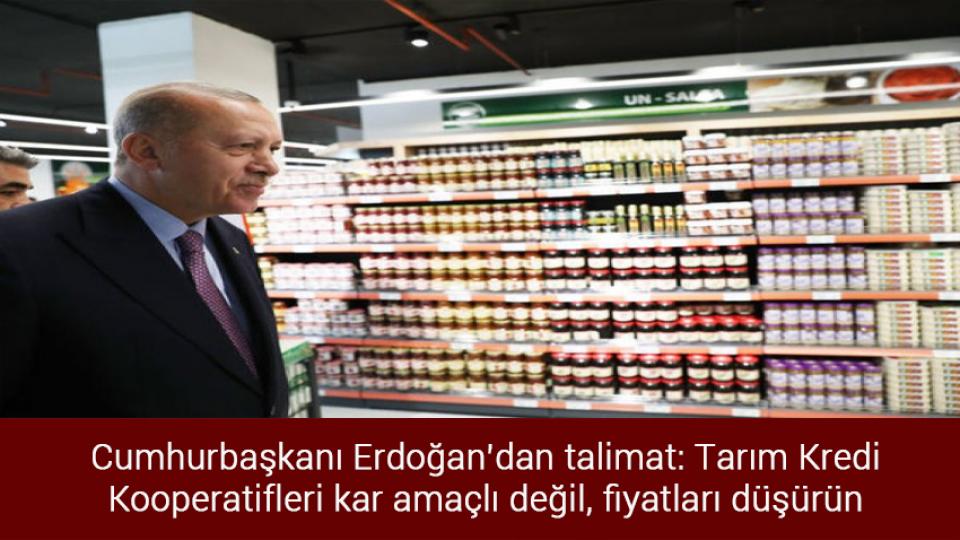 Motorine indirim geliyor / Cumhurbaşkanı Erdoğan’dan talimat: Tarım Kredi Kooperatifleri kar amaçlı değil, fiyatları düşürün