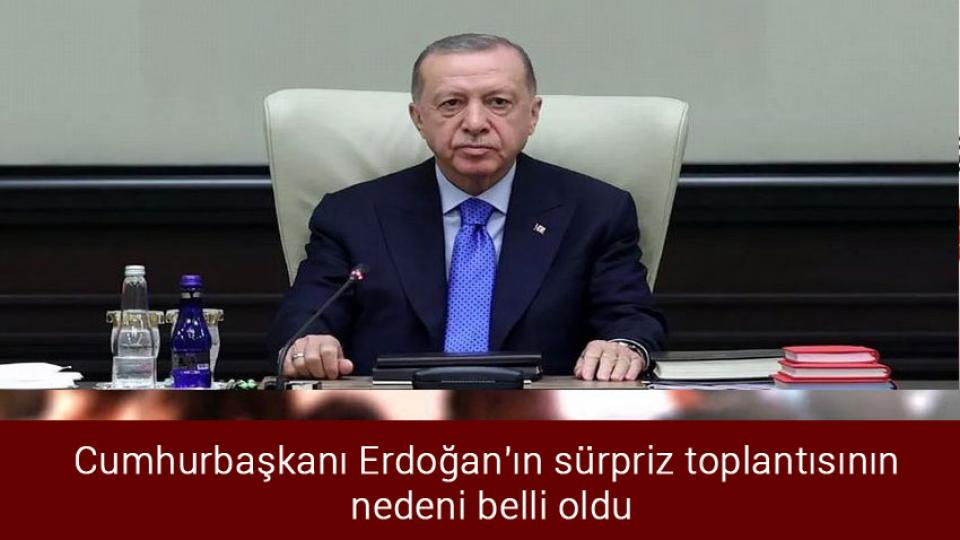 Önder Ankara'dan basın açıklamasına davet / Cumhurbaşkanı Erdoğan'ın sürpriz toplantısının nedeni belli oldu