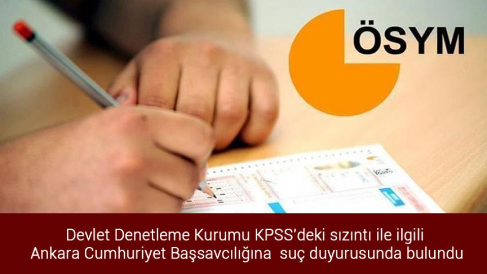 Siyonist İsrail rejimi Gazze'yi vuruyor / Devlet Denetleme Kurumu KPSS'deki sızıntı ile ilgili   Ankara Cumhuriyet Başsavcılığına  suç duyurusunda bulundu
