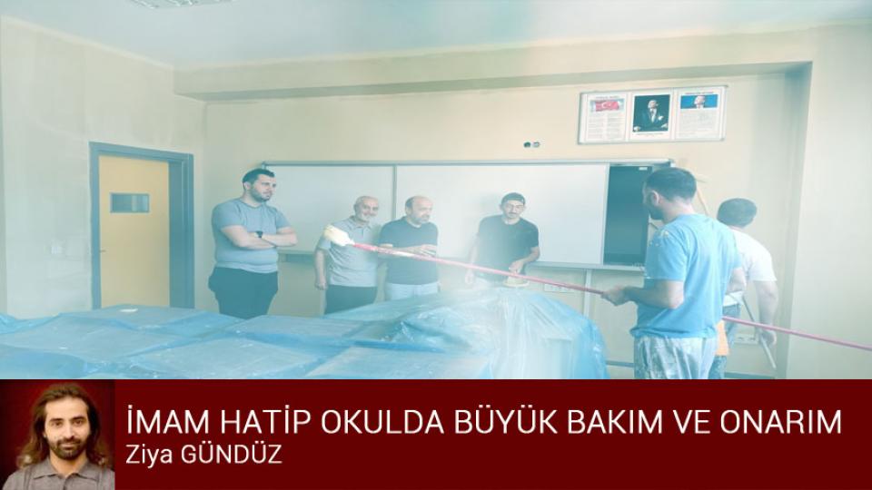 MUHAMMED EMİR BAŞAK: KİTAP OKUMAK HAYAL DÜNYAMIZI GELİŞTİRİR!  /  Röportaj: Ziya Gündüz / İMAM HATİP OKULDA BÜYÜK BAKIM VE ONARIM/Ziya Gündüz