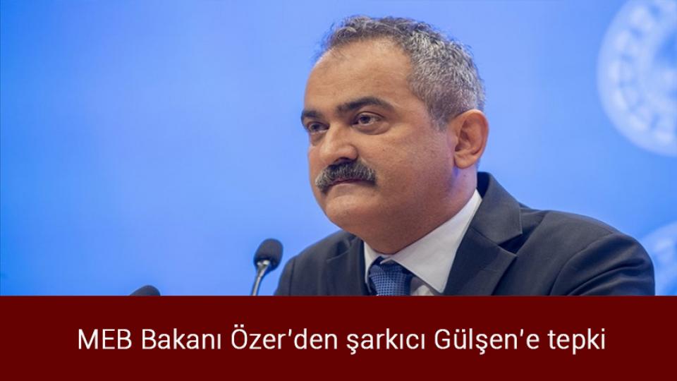 Ümit Özdağ'dan camide 'Atatürk' provokasyonu / MEB Bakanı Özer’den şarkıcı Gülşen’e tepki