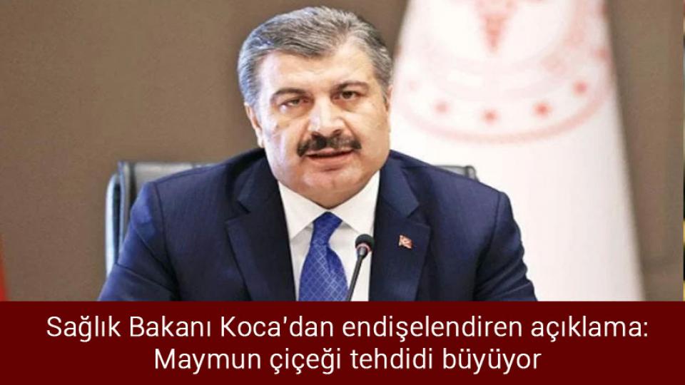 Enflasyon rakamları açıklandı: 24 yılın zirvesinde / Sağlık Bakanı Koca'dan endişelendiren açıklama: Maymun çiçeği tehdidi büyüyor