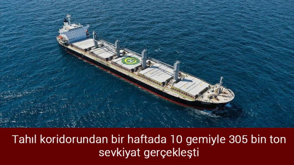 HÜDAPAR Genel Başkanı Yapıcıoğlu: 25 yıl evli kalan kadınlara emeklilik hakkı tanınmalı / Tahıl koridorundan bir haftada 10 gemiyle 305 bin ton sevkiyat gerçekleşti