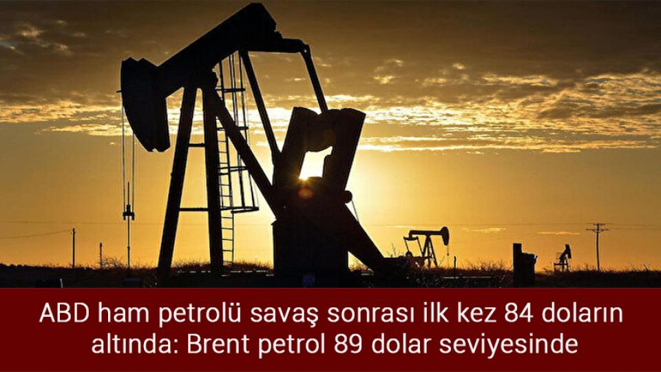 İstanbul'un 24 ilçesinde elektrik kesintisi / ABD ham petrolü savaş sonrası ilk kez 84 doların altında: Brent petrol 89 dolar seviyesinde