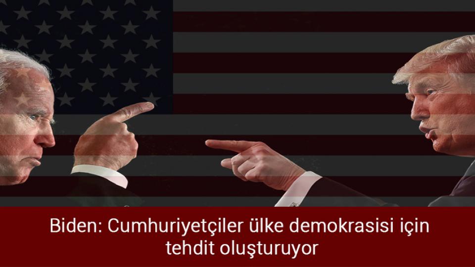 Irkçı Partide üst düzey istifa! / Biden: Cumhuriyetçiler ülke demokrasisi için tehdit oluşturuyor