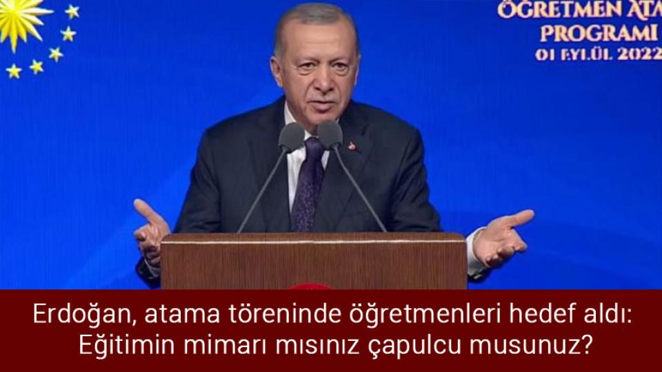 HDP'li vekilden PKK'ye silah bırakma çağrısı / Erdoğan, atama töreninde öğretmenleri hedef aldı: Eğitimin mimarı mısınız çapulcu musunuz?
