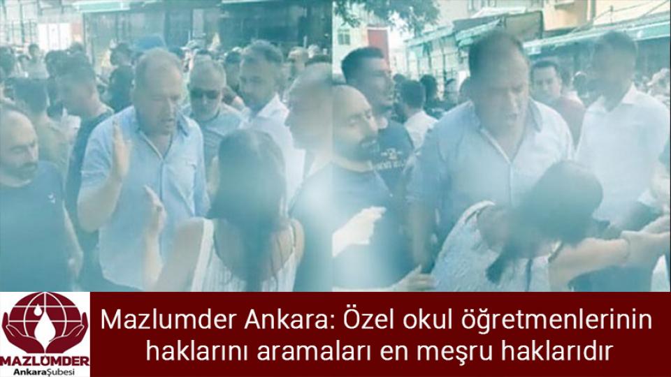 HDP'li vekilden PKK'ye silah bırakma çağrısı / Mazlumder Ankara: Özel okul öğretmenlerinin haklarını aramaları en meşru haklarıdır
