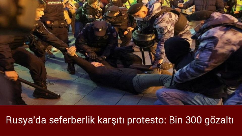 Sözcü gazetesinden Ekrem İmamoğlu'na sansür! / Rusya'da seferberlik karşıtı protesto: Bin 300 gözaltı