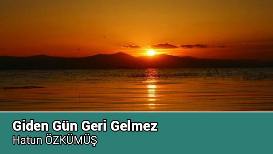 Çocuklarda Beslenme Düzenini Oluşturmak Hatun ÖZKÜMÜŞ / Giden Gün Geri Gelmez / Hatun ÖZKÜMÜŞ