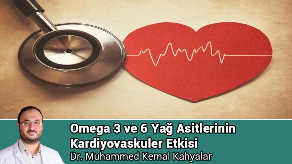 Yaşlılık ve Kardiyovasküler Hastalıklar / Dr. Muhammed Kemal KAHYALAR / Omega 3 ve 6 Yağ Asitlerinin Kardiyovaskuler Etkisi / Dr. Muhammed Kemal Kahyalar