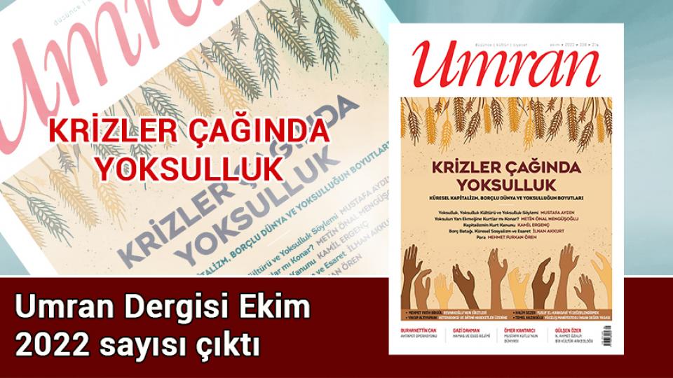 Umran Dergisi Aralık sayısı çıktı / Umran Dergisi Ekim 2022 sayısı çıktı