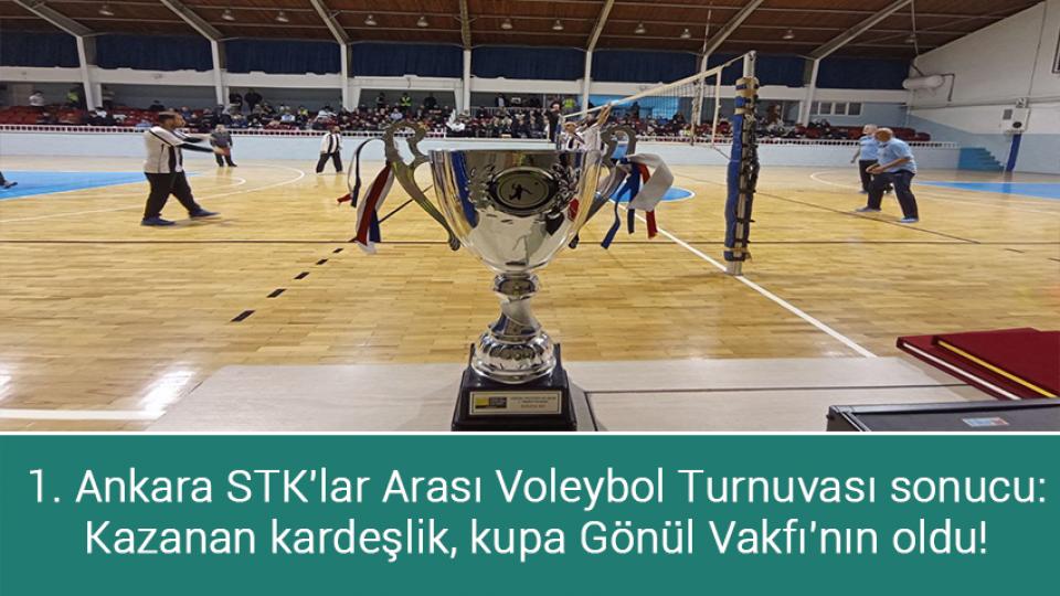 İMH Ankara 'Bizi nasıl bir gelecek bekliyor?'  paneli düzenledi / 1. Ankara STK'lar Arası Voleybol Turnuva sonucu: Kazanan Kardeşlik, Kupa Gönül Vakfı'nın oldu!