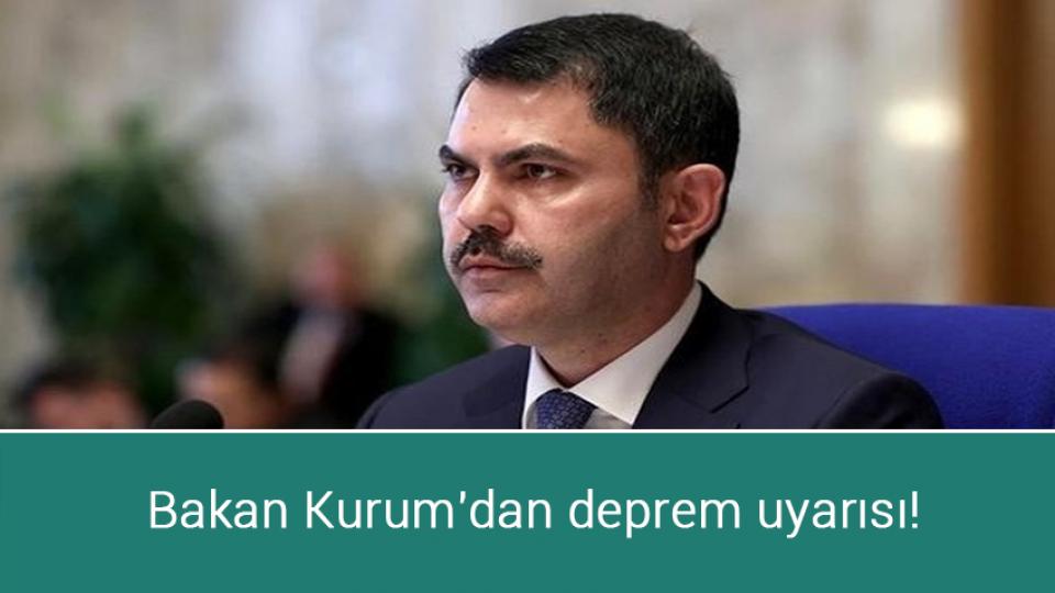 ÖTV matrah düzenlemesi Resmi Gazete'de / Bakan Kurum'dan deprem uyarısı!