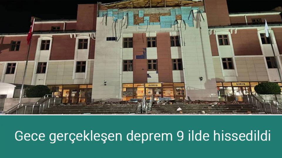 Bakan Kurum'dan deprem uyarısı! / Gece gerçekleşen deprem 9 ilde hissedildi