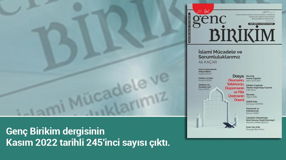 Genç Birikim dergisinin Ocak 2023 sayısı çıktı / Genç Birikim dergisinin Kasım 2022 tarihli 245'inci sayısı çıktı.