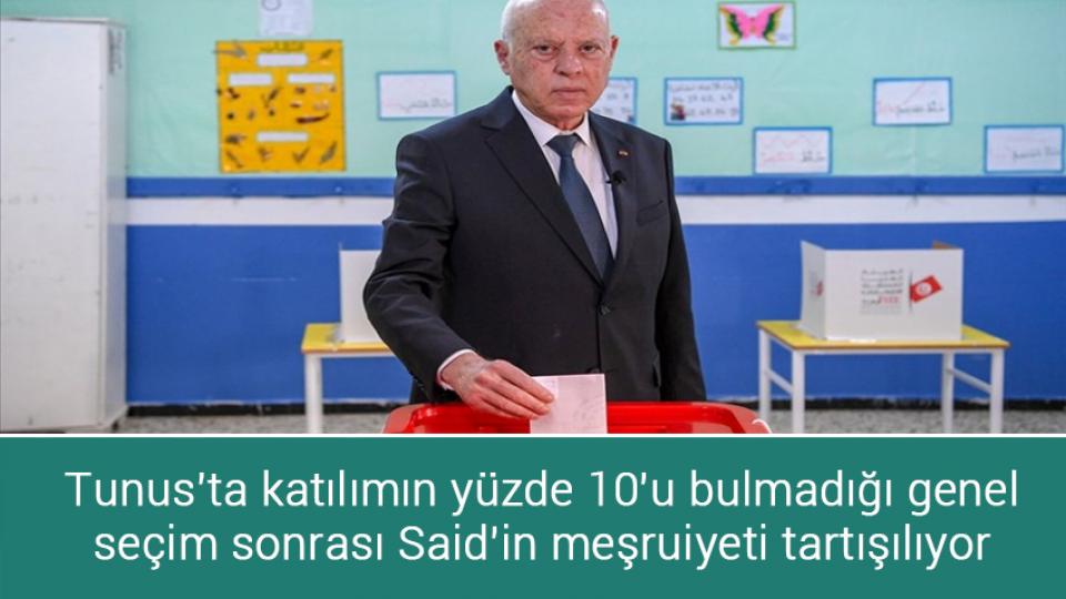 Batık kredi kart sayısı 1.3 milyonu geçti / Tunus’ta katılımın yüzde 10'u bulmadığı genel seçim sonrası Said'in meşruiyeti tartışılıyor