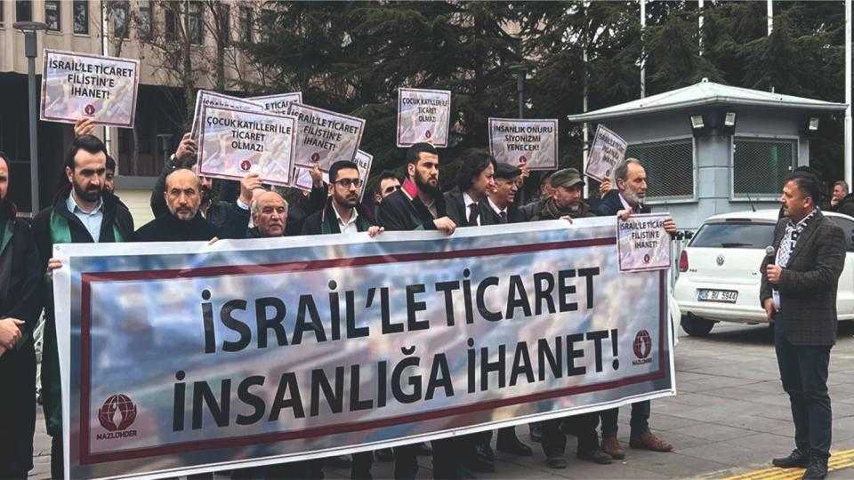 MAZLUMDER Ankara Şube Osman Yurt ile Devam Dedi.. / MAZLUMDER: İsrail'le ticaret protestolarında yapılan gözaltı ve uzaklaştırmaları kınıyoruz