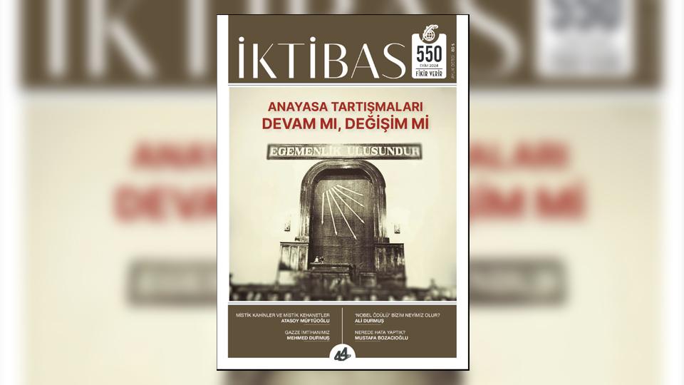 İktibas Dergisi'nin Yeni Sayısı Kitapçılarda.. / İktibas’ın Ekim 2024 sayısı çıktı