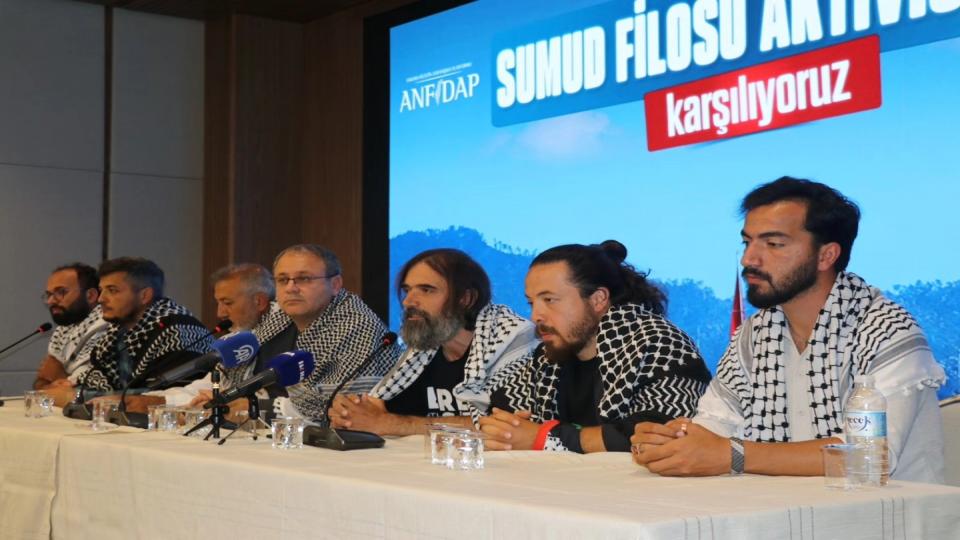 Sumud Aktivistleri Ankara'da Basın Toplantısı Düzenledi