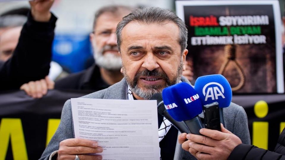 Her Taraf - Türkiyenin habercisi / ANFİDAP'tan ABD Büyükelçiliği önünde 'Filistinli esirlere idam yasası' eylemi..