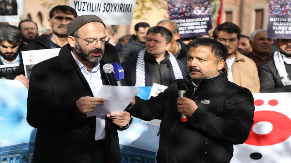 KALBURÜSTÜ ZEVATIN GAZZE İMTİHANI|NEVZAT ÖYLEK / Ankara'da binlerce kişi, Filistin'deki zulme karşı ayakta: Mazlumların çığlığına destek çağrısı
