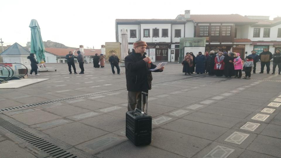 Ankara'da Filistin Dayanışma Platformu,  Özgür Filistin için Yürüyüş Yaptı.. / Ankaralılar Filistin Direnişine Destek İçin Hacı Bayramda Biraraya Geldi...