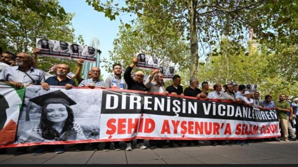 ANFİDAP’tan Filistin İçin Adalet Yürüyüşü / Ayşenur Ezgi Eygi için Ankara'da Gıyabi Cenaze Namazı Kılındı