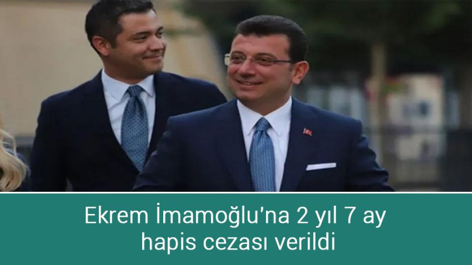 Arınç, İmamoğlu'na verilen cezanın siyasi sonuçlarını değerlendirdi / Ekrem İmamoğlu'na 2 yıl 7 ay hapis cezası verildi