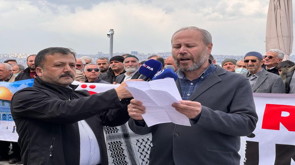 KALBURÜSTÜ ZEVATIN GAZZE İMTİHANI|NEVZAT ÖYLEK / Ankara Filistin Dayanışma Platformu: Açgözlülüğü Bırakın, İsrail'le Ticareti Kesin!