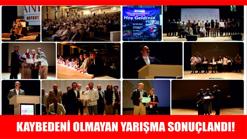 ANFİDAP: Bakü'de yapılması planlanan Avrupa hahamlar buluşması kabul edilemez / Gazze'nin Sesi Oldular: “Duyarlı Tüketim: Boykot” Yarışmasının Kazananları Belli Oldu