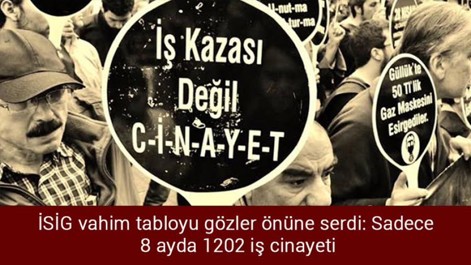 Irkçıların “telefonla vatandaşlık” iddiasını Nüfus ve  Vatandaşlık İşleri Genel Müdürlüğü yalanladı / İSİG vahim tabloyu gözler önüne serdi: Sadece 8 ayda 1202 iş cinayeti