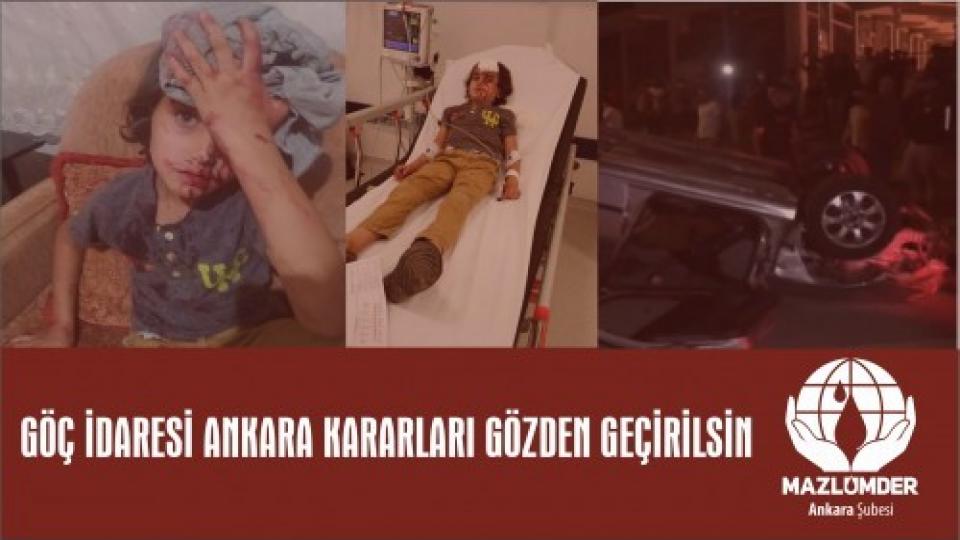 Mazlumder Ankara Firas İsmail Kassap'ın Irak'a idesinin durdurulmasını istedi / MAZLUMDER Ankara: GÖÇ İDARESİ ANKARA KARARLARI GÖZDEN GEÇİRİLSİN