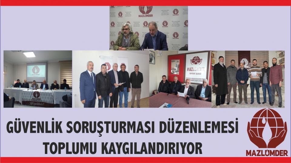 MAZLUMDER:KADES Uygulamasının Dil Desteği Türkiye’de Konuşulan Bütün Dilleri Kapsamalıdır / MAZLUMDER'den Güvenlik  Soruşturması Düzenlemesine Tepki: Güvenlik  Soruşturması Düzenlemesi  Kaygı  Vericidir!