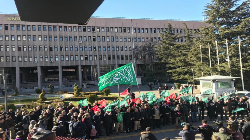 Ankara'da Filistin Dayanışma Platformu,  Özgür Filistin için Yürüyüş Yaptı.. / Ankara Filistin Dayanışma Platformu:Kelime-i Tevhid, Siyonizmin Karşısında!