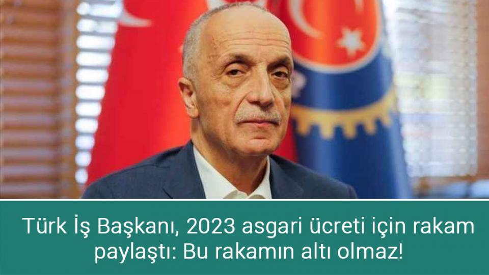 Ahilik Şurası OSTİM Teknik  Üniversitesinde başladı / Türk İş Başkanı, 2023 asgari ücreti için rakam paylaştı: Bu rakamın altı olmaz!