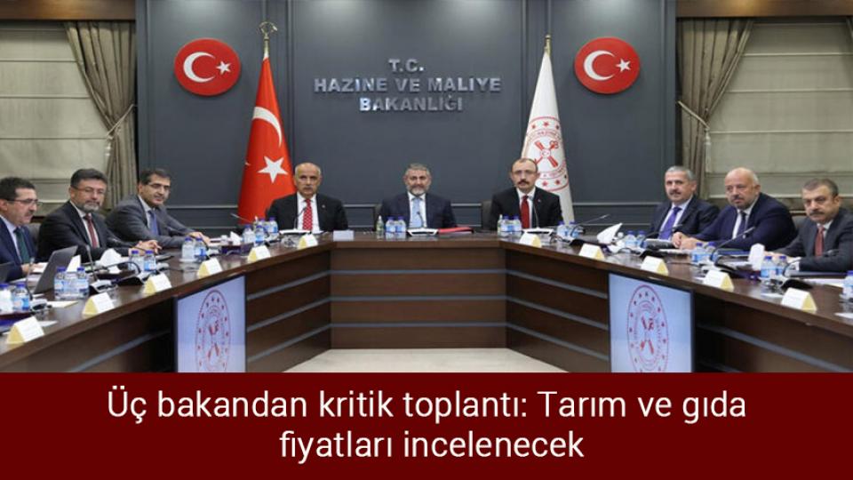 Irkçıların “telefonla vatandaşlık” iddiasını Nüfus ve  Vatandaşlık İşleri Genel Müdürlüğü yalanladı / Üç bakandan kritik toplantı: Tarım ve gıda fiyatları incelenecek